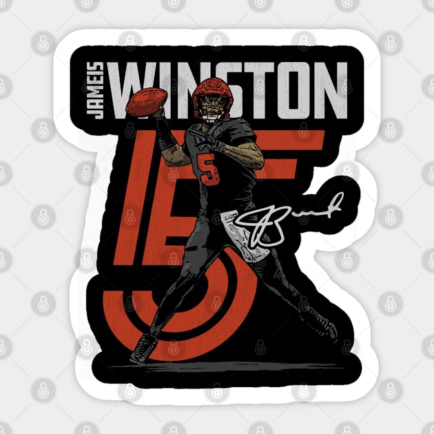 Jameis Winston Cleveland Inline Sticker by artbygonzalez